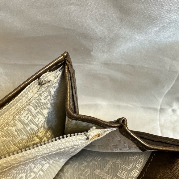 Chanel Cambon Bronze Gold CC Logo Long Wallet - Picture 11 of 12